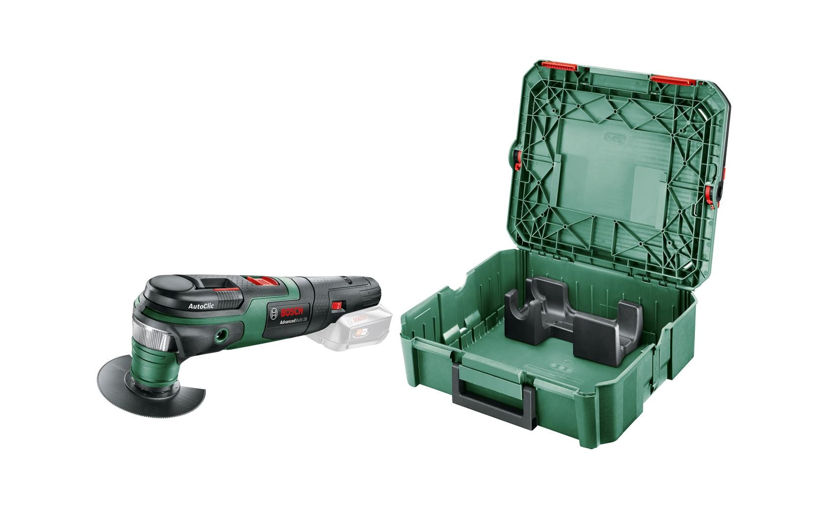 Bosch Multifunktionswerkzeug AdvancedMulti 18 Solo + Systembox Bosch Multifunktionswerkzeug AdvancedMulti 18 Solo + Systembox