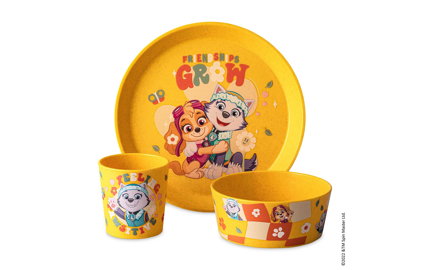 Koziol Kindergeschirrset CONNECT PAW PATROL honey yellow Koziol Kindergeschirrset CONNECT PAW PATROL honey yellow