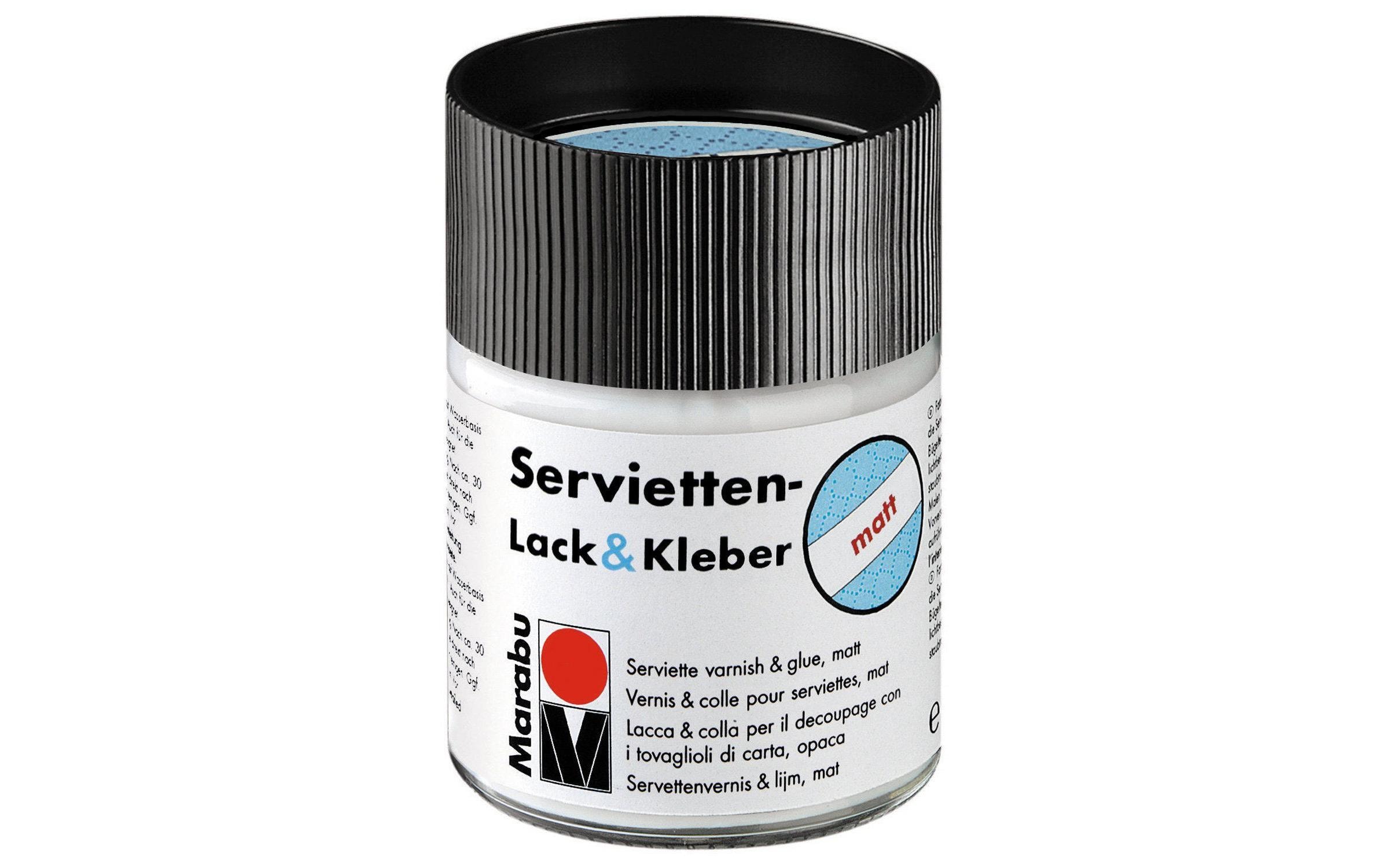 Marabu Servietten-Lack & Kleber matt 50 ml Marabu Servietten-Lack & Kleber matt 50 ml
