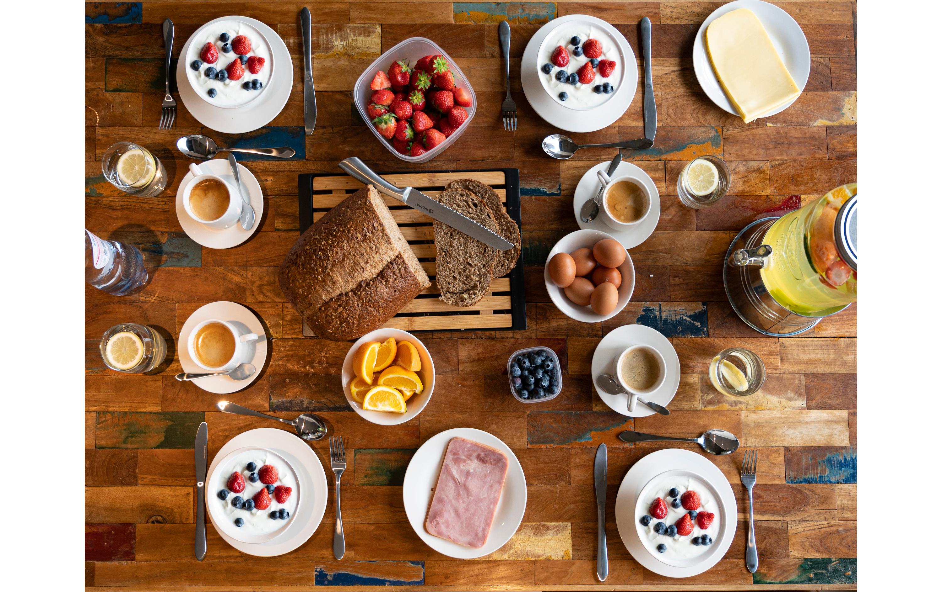 alpina Geschirrset Weiss, 16-teilig