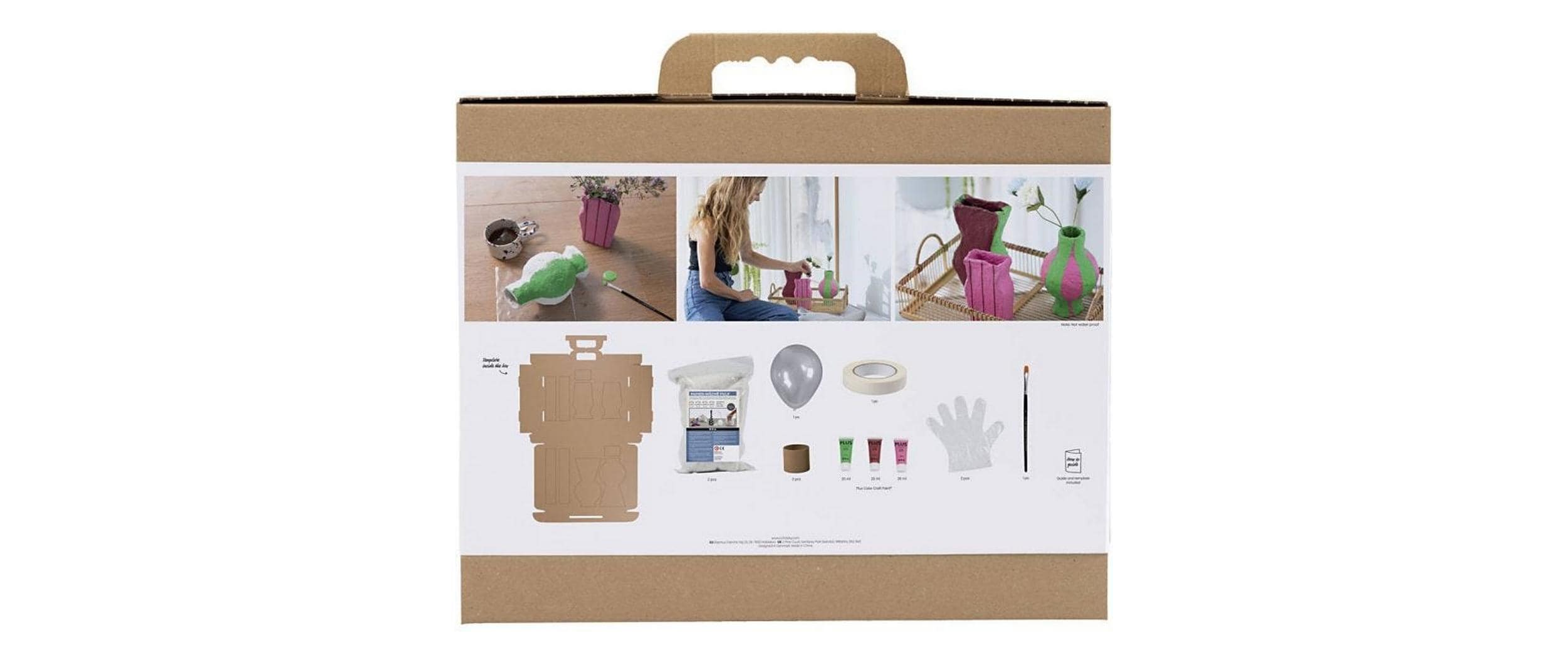Creativ Company Modellier-Set Vasen, Sortierte Farben Creativ Company Modellier-Set Vasen, Sortierte Farben