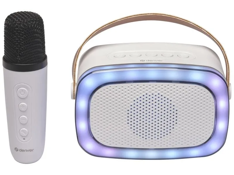 Denver BTM-610 Bluetooth, Karaoke, LED-Beleuchtung Denver BTM-610 Bluetooth, Karaoke, LED-Beleuchtung