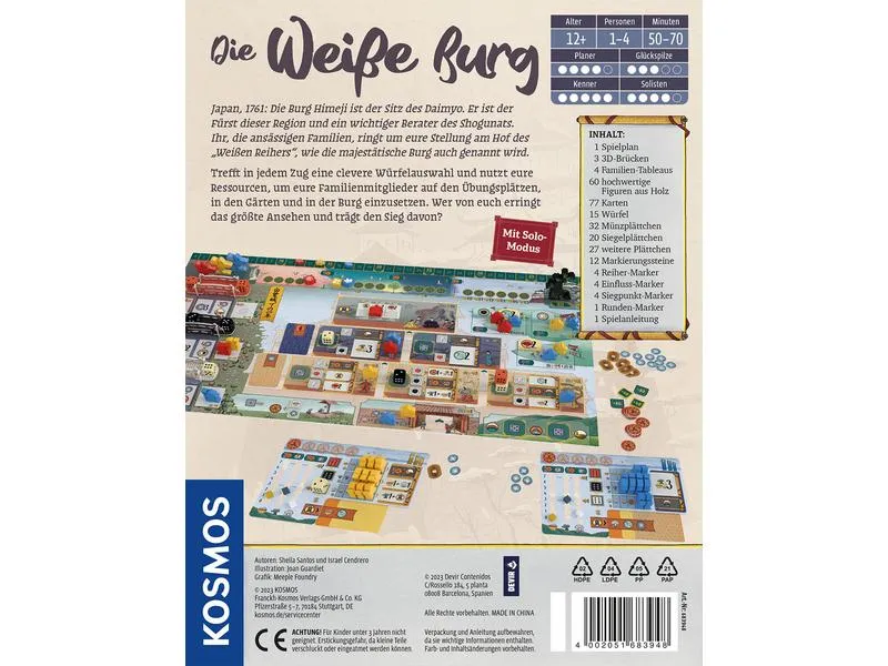 Kosmos Kennerspiel Die weisse Burg -DE- Kosmos Kennerspiel Die weisse Burg -DE-