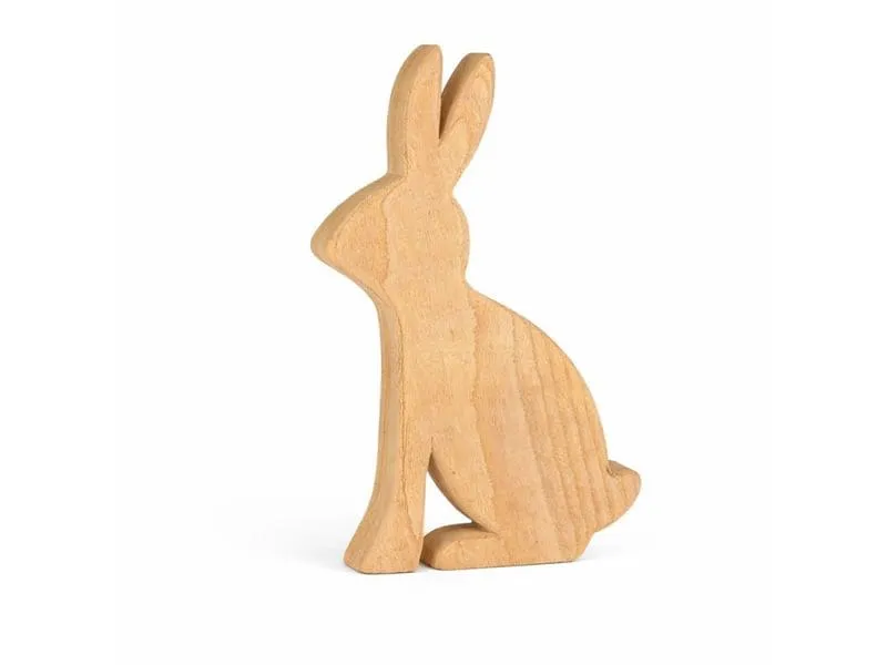 CHALET Aufsteller Hase Hugo L 41 x 2 x 25 cm, Nature CHALET Aufsteller Hase Hugo L 41 x 2 x 25 cm, Nature