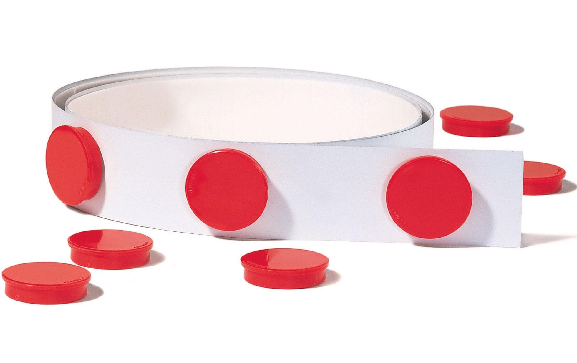 Franken Magnetband Leiste 35 mm x 1 m, Weiss