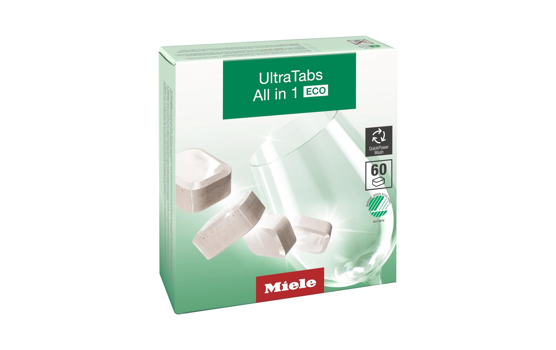 Miele Geschirrspültabs UltraTabs All in 1 ECO 60 Stück Miele Geschirrspültabs UltraTabs All in 1 ECO 60 Stück