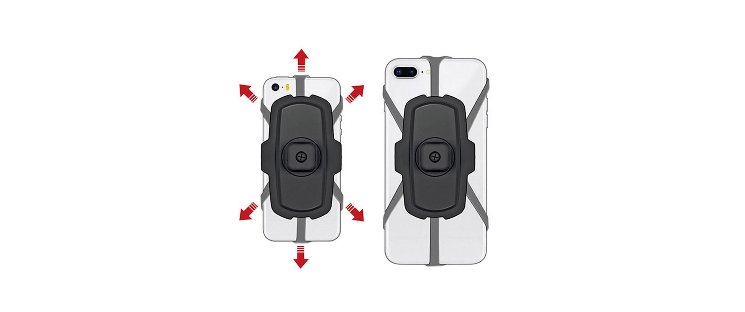 Klick-Fix Fahrradmobiltelefonhalter Phone Pad mit Halter CADDY Klick-Fix Fahrradmobiltelefonhalter Phone Pad mit Halter CADDY