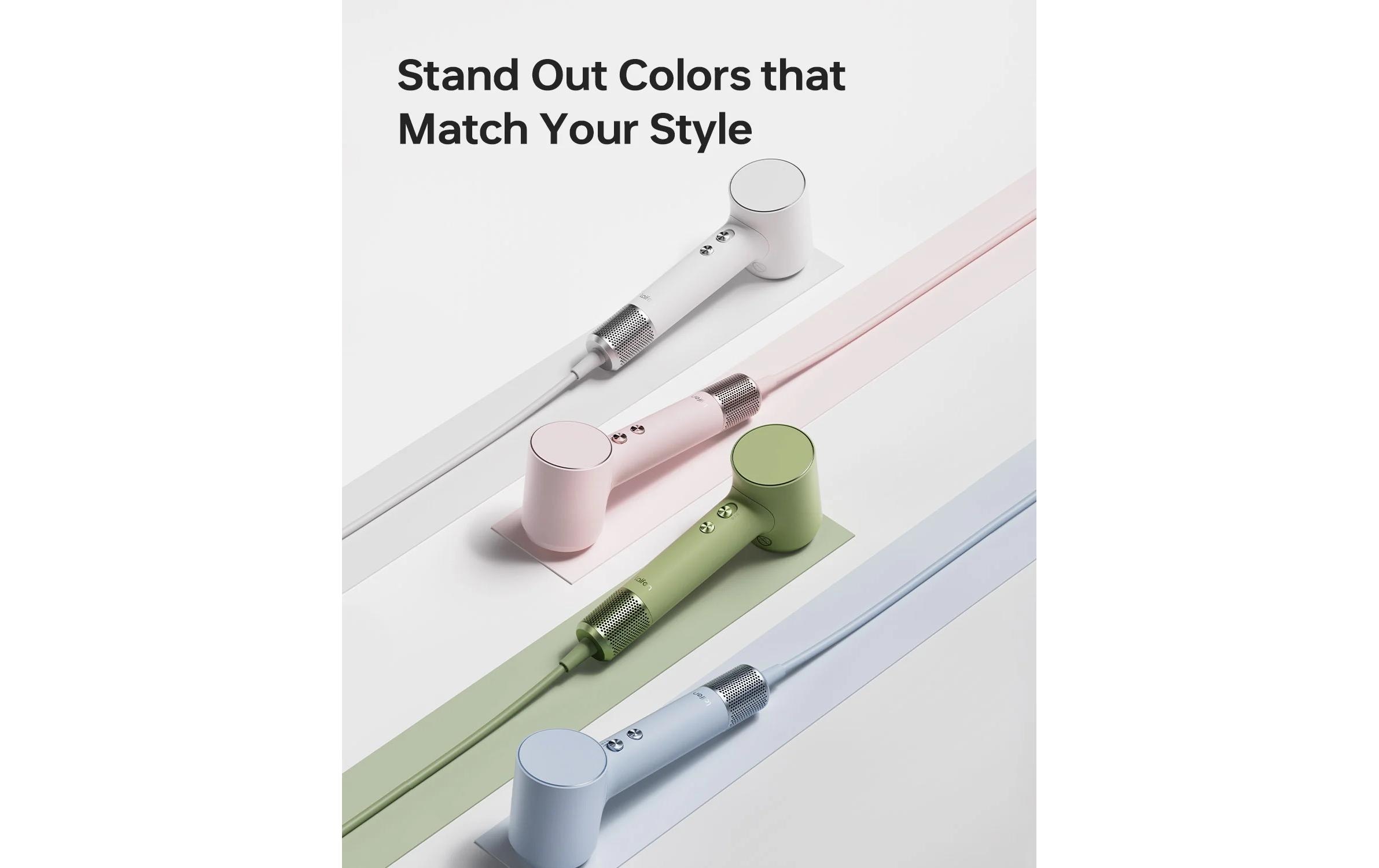 Laifen Haartrockner Mini PNK (1 Aufsatz + 1 Beutel) Pink