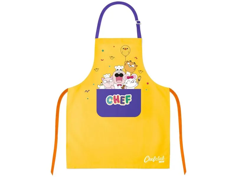 Chefclub Kochschürze mit Fronttasche Gelb Chefclub Kochschürze mit Fronttasche Gelb