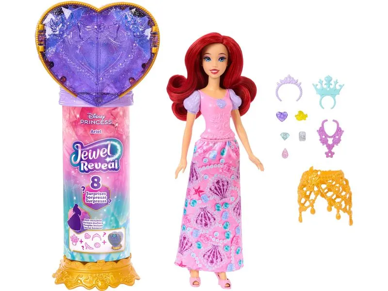 Disney Princess Spielset Jewel Reveal Arielle-Puppe Assortiert Disney Princess Spielset Jewel Reveal Arielle-Puppe Assortiert