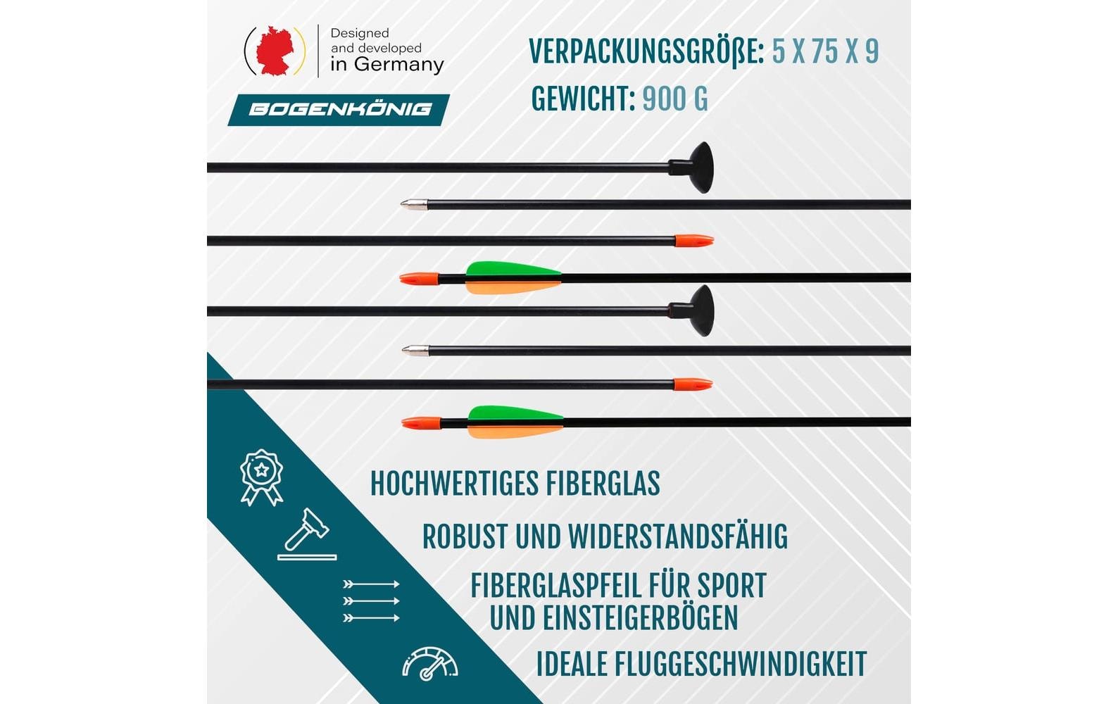 Bogenkönig Bogenschiess-Set 15 lbs