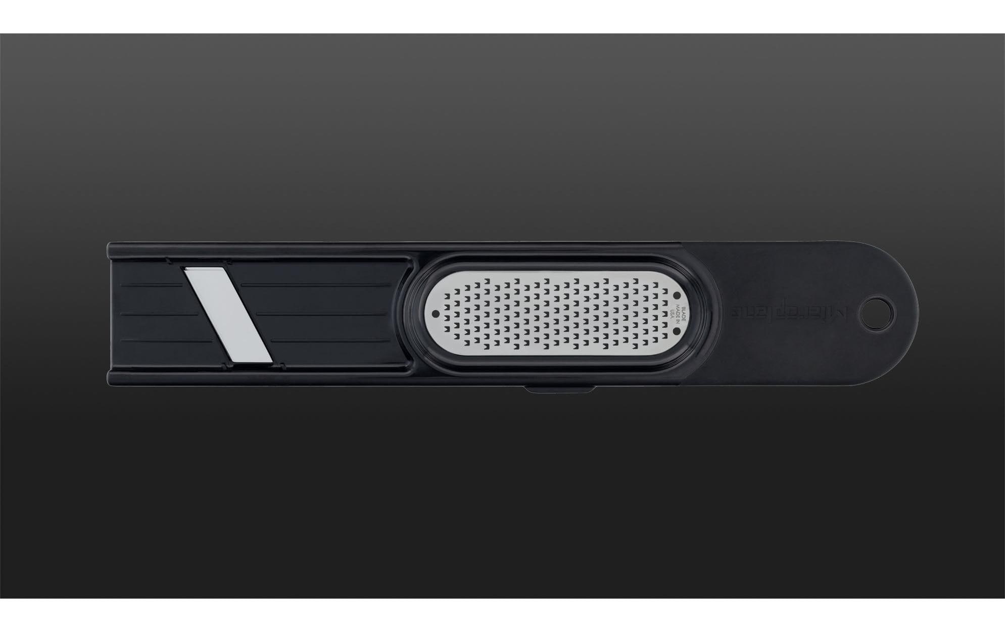 Microplane Gourmet Ingwerreibe 3 in 1 Schwarz