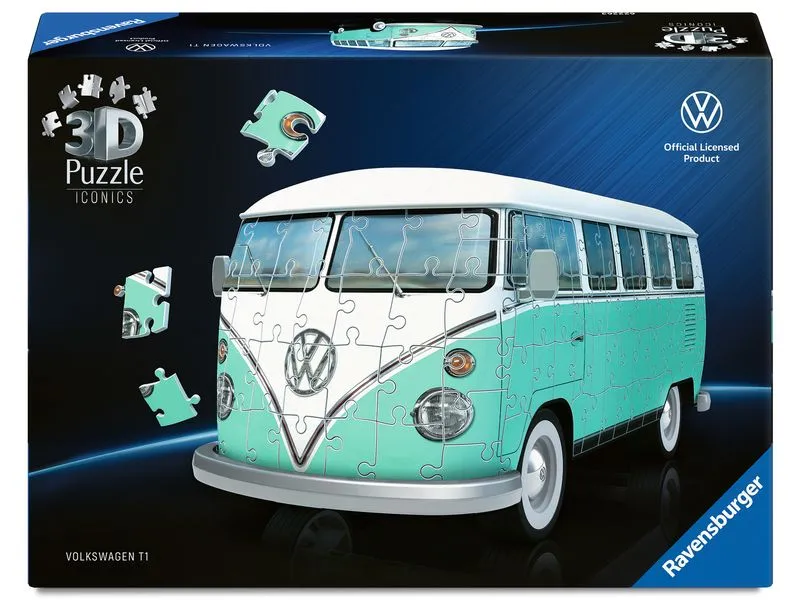 Ravensburger 3D Puzzle Iconics Volkswagen T1 Ravensburger 3D Puzzle Iconics Volkswagen T1