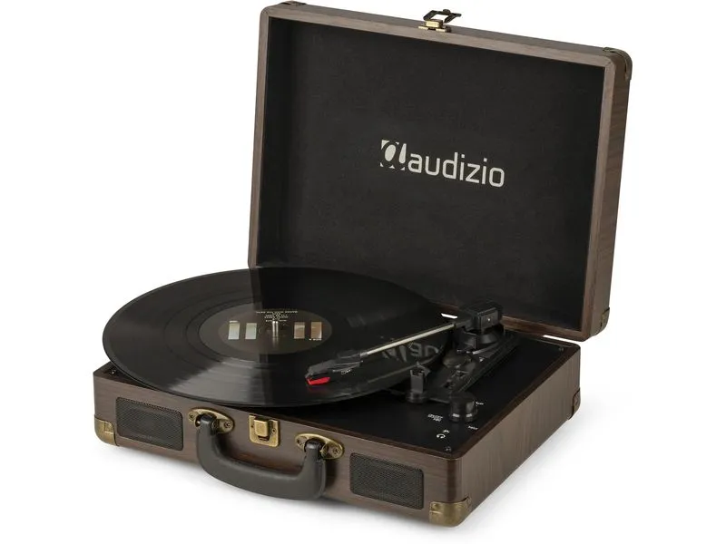 Audizio Plattenspieler RP114 Dunkelbraun