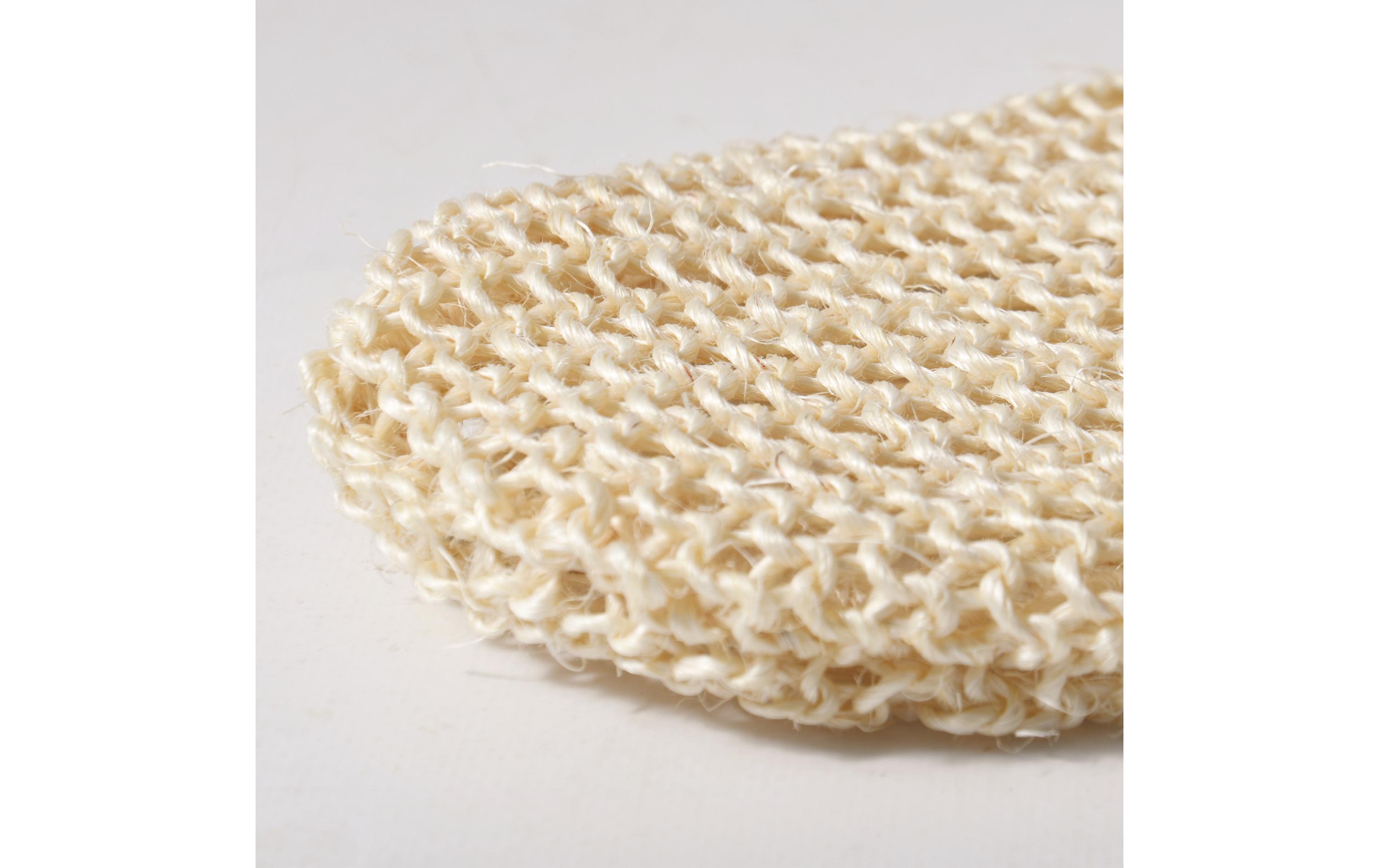 MSV Peelinghandschuh aus Sisal 25 x 16 cm, Weiss