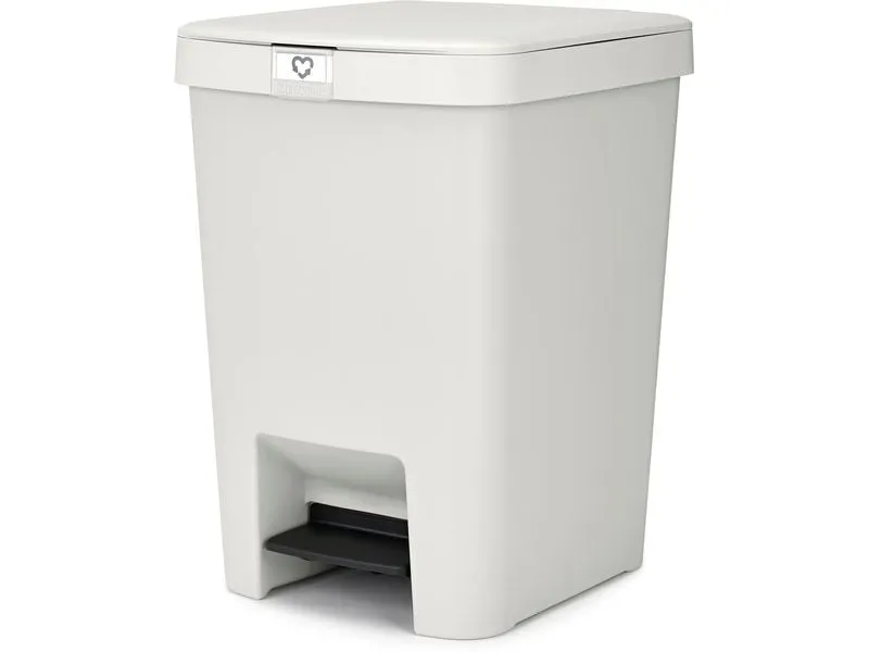 Brabantia Recyclingbehälter StepUp 25 l, Hellgrau Brabantia Recyclingbehälter StepUp 25 l, Hellgrau