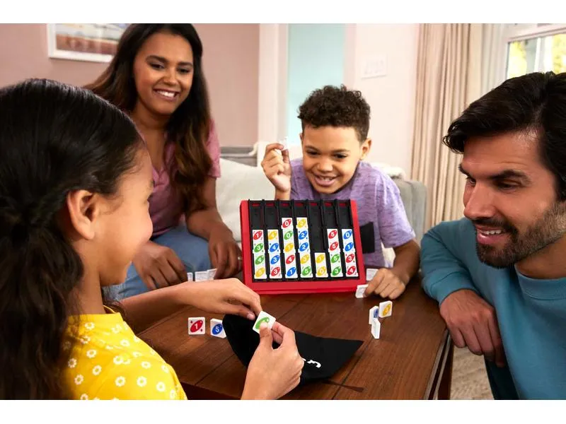 Mattel Spiele Familienspiel UNO Quatro Mattel Spiele Familienspiel UNO Quatro