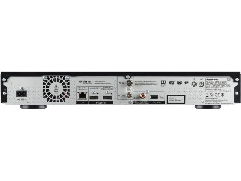 Panasonic Blu-ray Recorder DMR-UBC90 Schwarz Panasonic Blu-ray Recorder DMR-UBC90 Schwarz