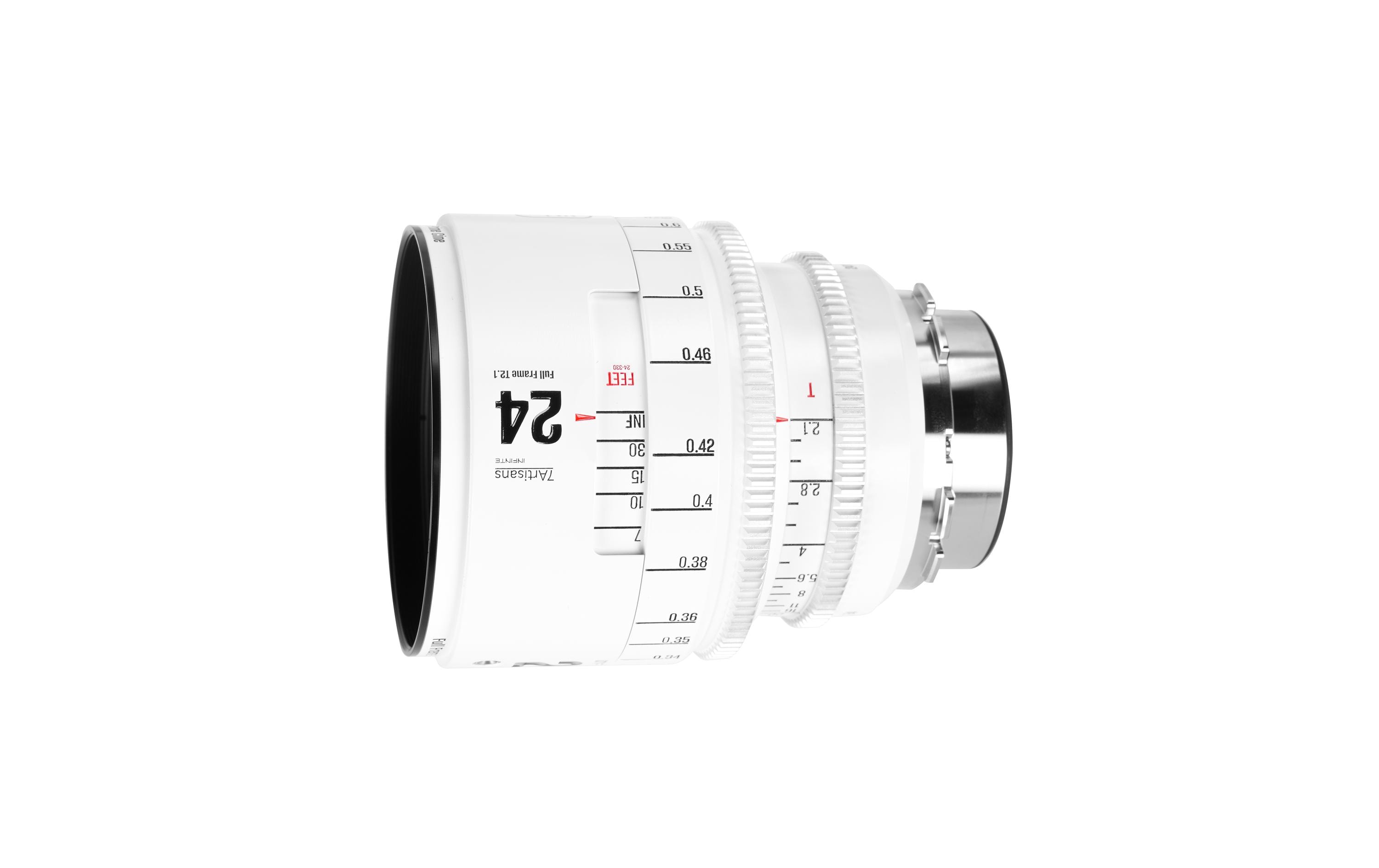 7Artisans Festbrennweite 24mm T/2.1 INFINTE Weiss – Arri PL