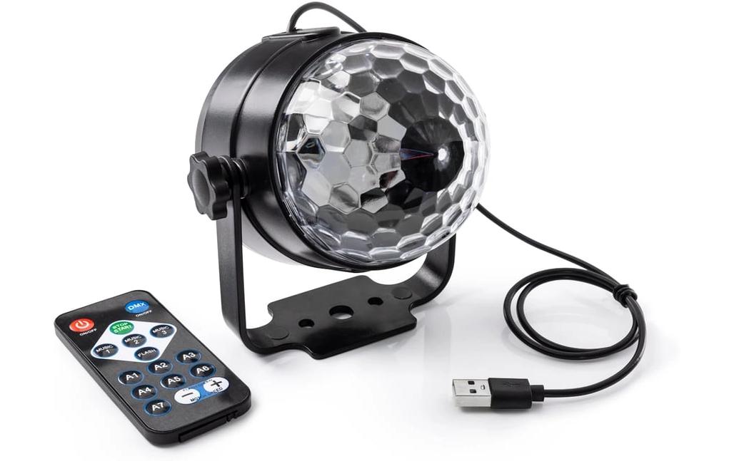 EASYmaxx Discolicht rotierend 3 W