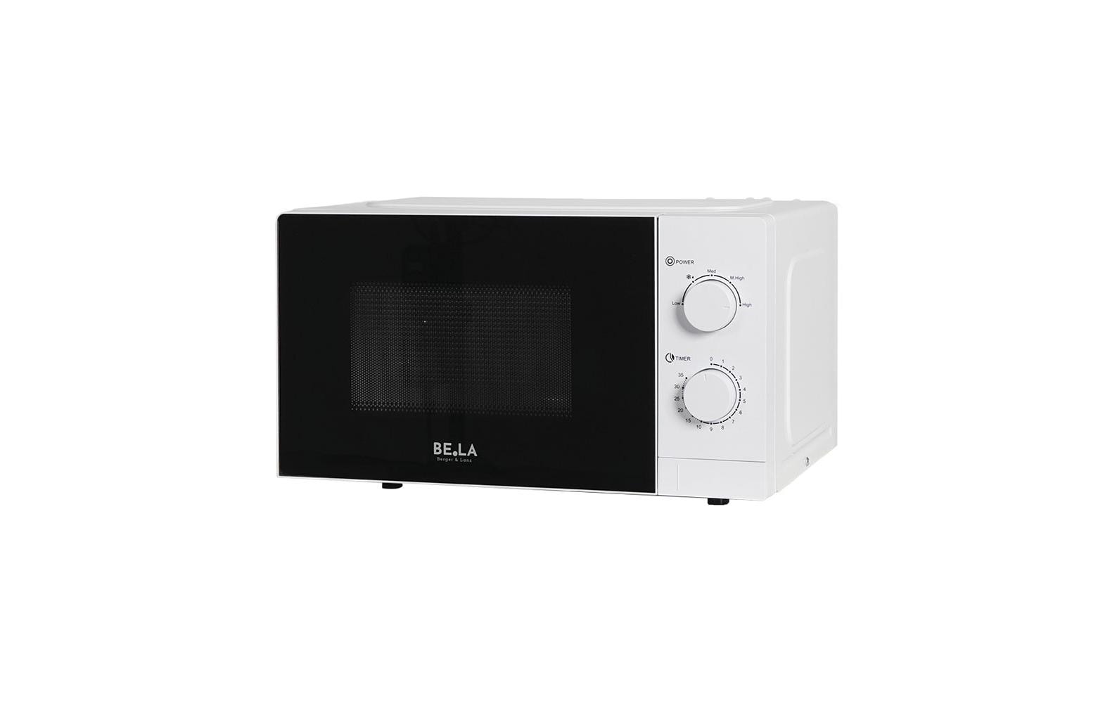 Berger Lanz Mikrowelle mit Grill MW20P71 Schwarz/Weiss