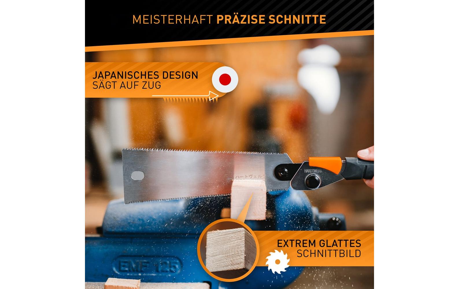 Hardtwerk Sägeblatt für Japansäge Hanzo 240 mm