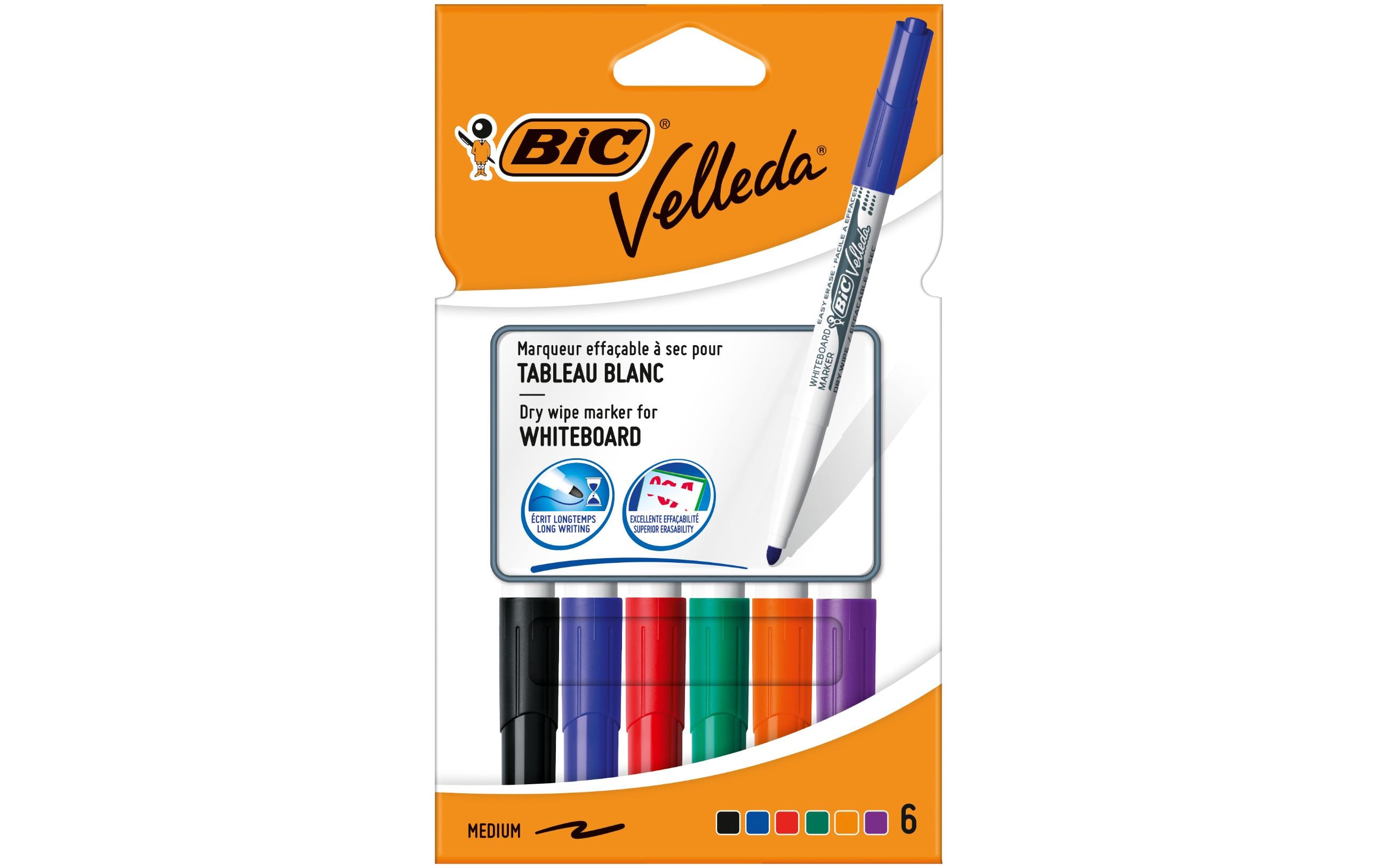 BIC Velleda 6 Stück BIC Velleda 6 Stück