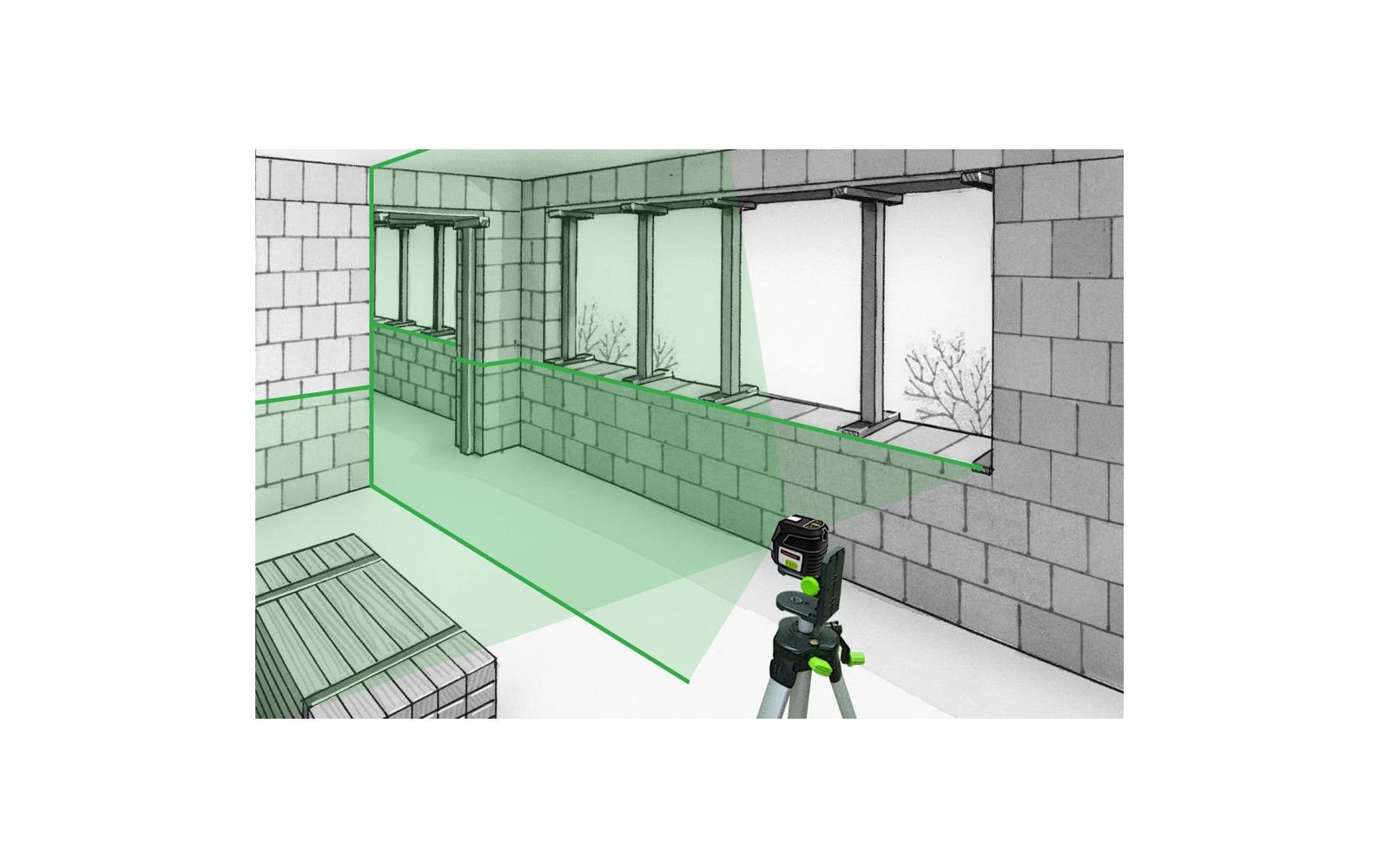 Laserliner Kreuzlinien-Laser PocketCross-Laser 2G Set 150 cm 55 m