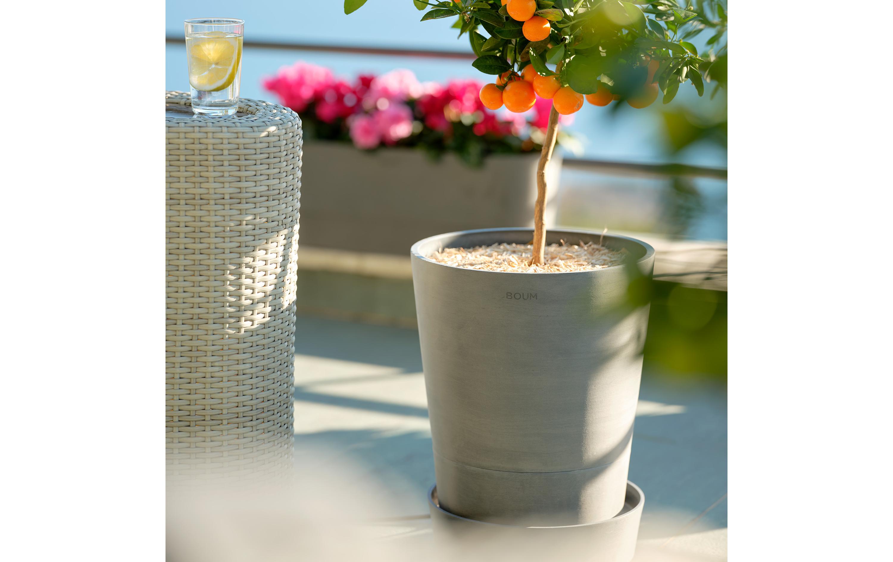 Boum Pflanzentopf 15 L Pro Braun