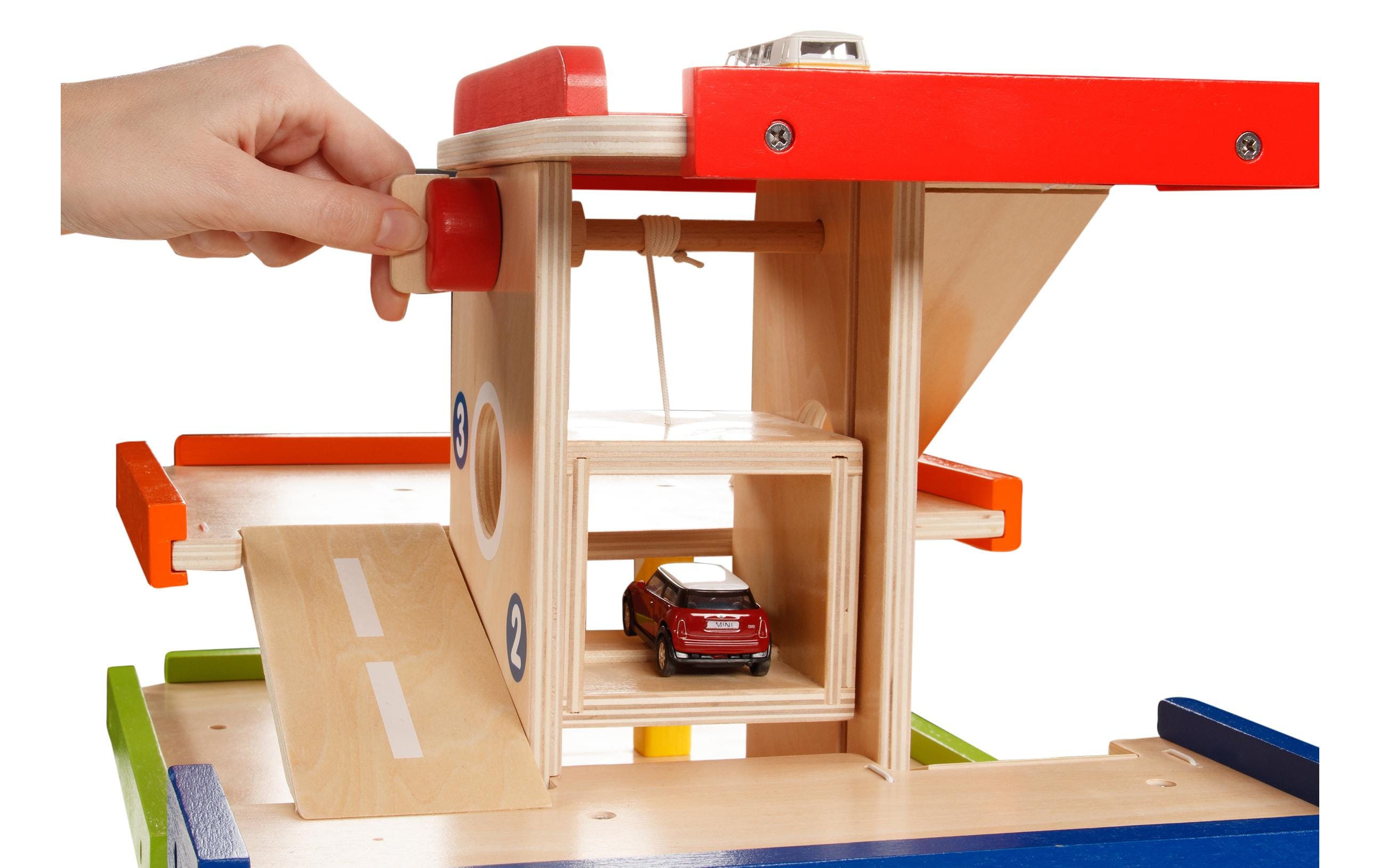 Goki Spielzeuggarage Parkhaus aus Holz Goki Spielzeuggarage Parkhaus aus Holz