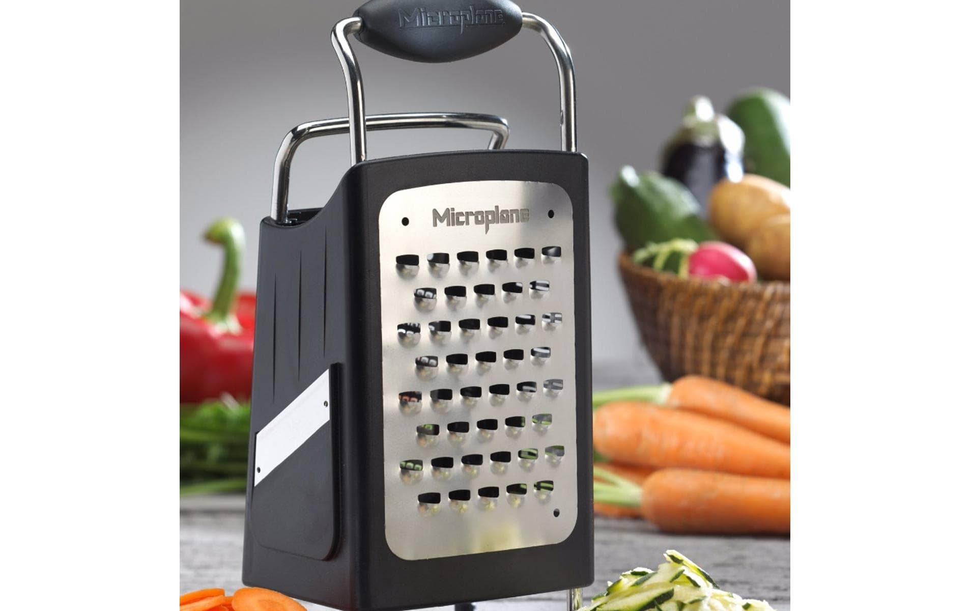 Microplane Gourmet Multifunktionsreibe Schwarz