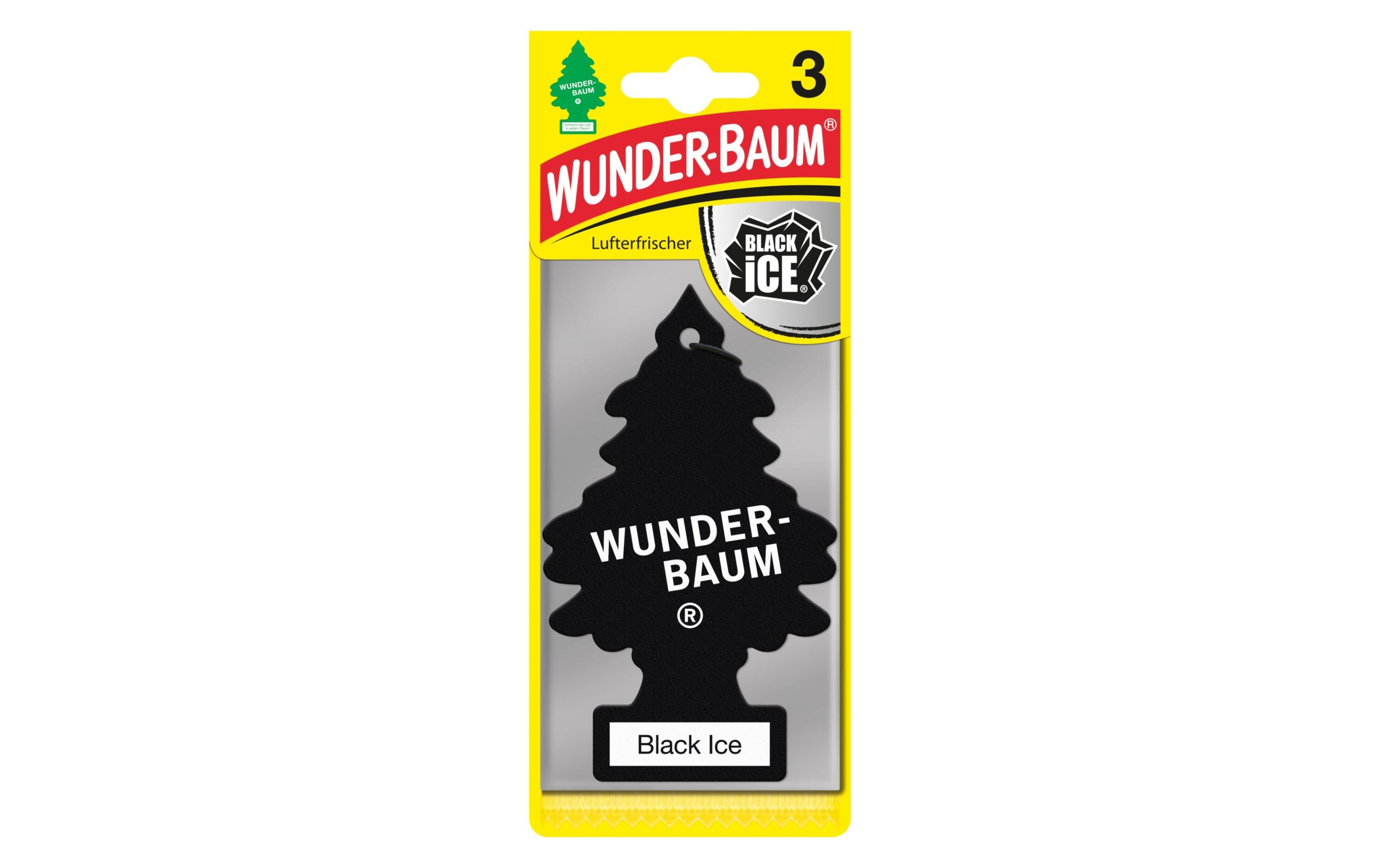 Wunderbaum Auto-Lufterfrischer Black Ice 3er Pack