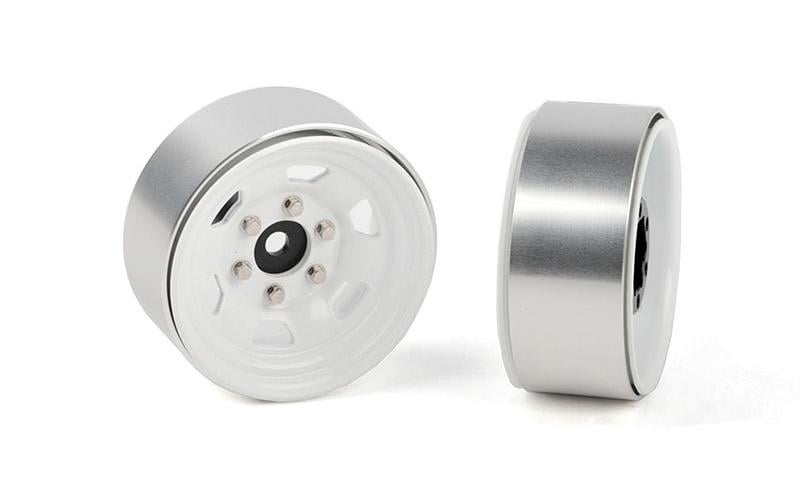 RC4WD Felgen Beadlock SR5 1.7 Stahl Weiss/Schwarz, 4 Stück