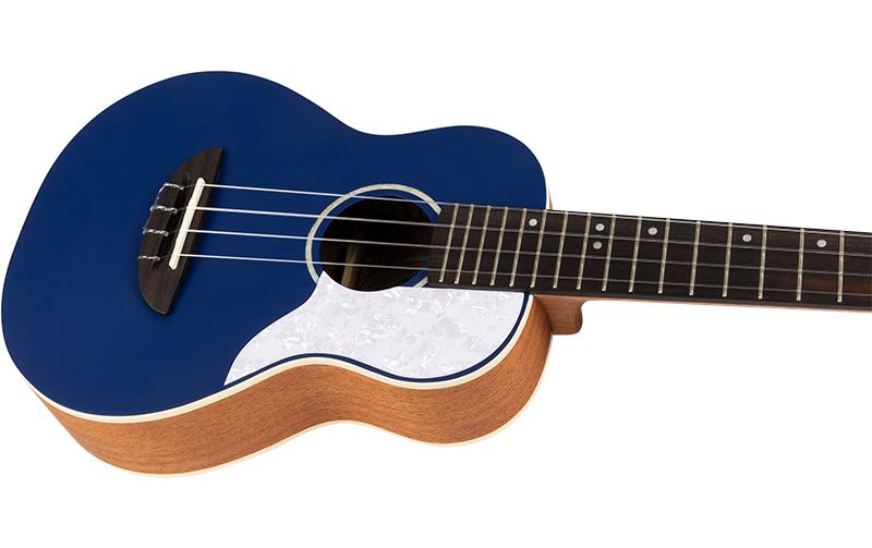 Flight Ukulele Concert – Solid Spruce – Blau