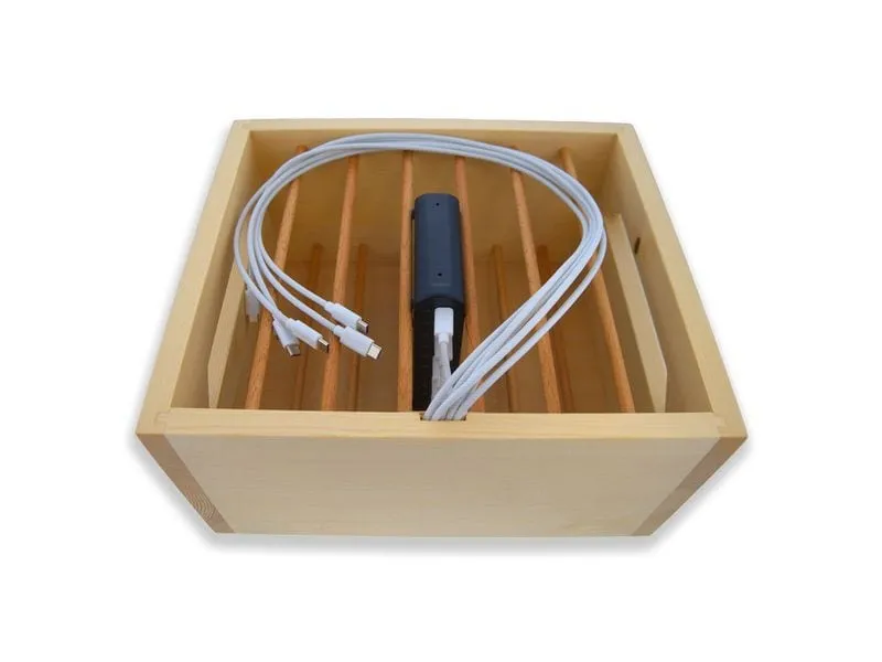 LMP LaptopBox 6-250 Schweizer Fichtenholz, 6x USB-C