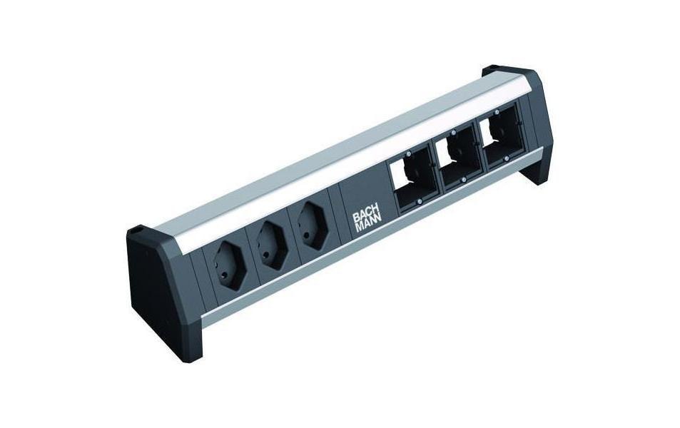 Bachmann Tischsteckdosenleiste DESK 1 3x T13, 3x ABD