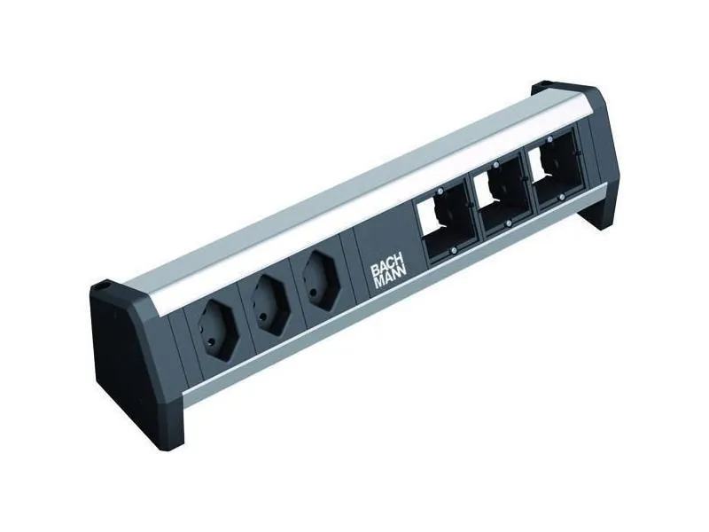 Bachmann Tischsteckdosenleiste DESK 1 3x T13, 3x ABD Bachmann Tischsteckdosenleiste DESK 1 3x T13, 3x ABD