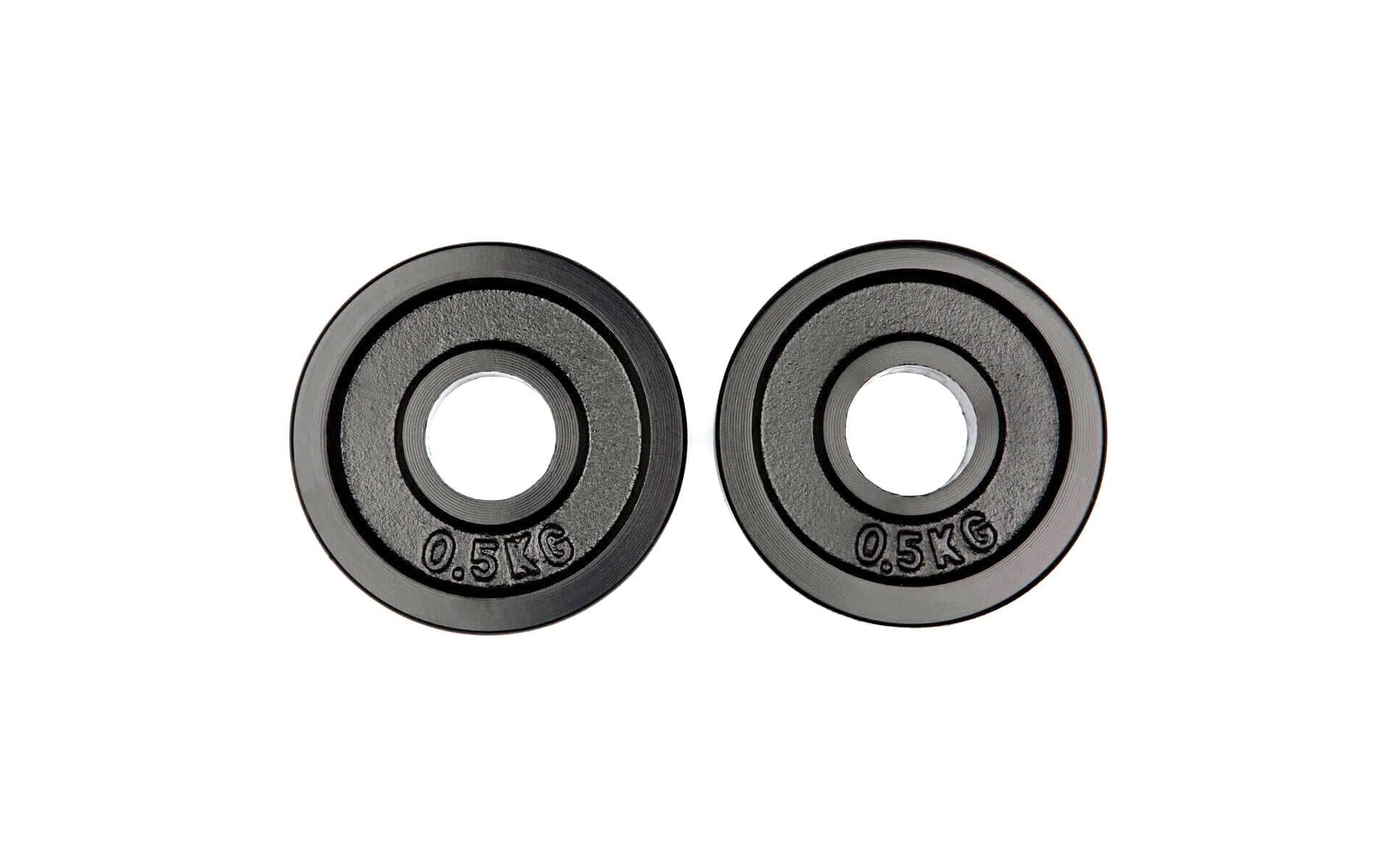 HAMMER Gewichtsscheiben 2 x 0.5 kg + 2 x 1.25 kg