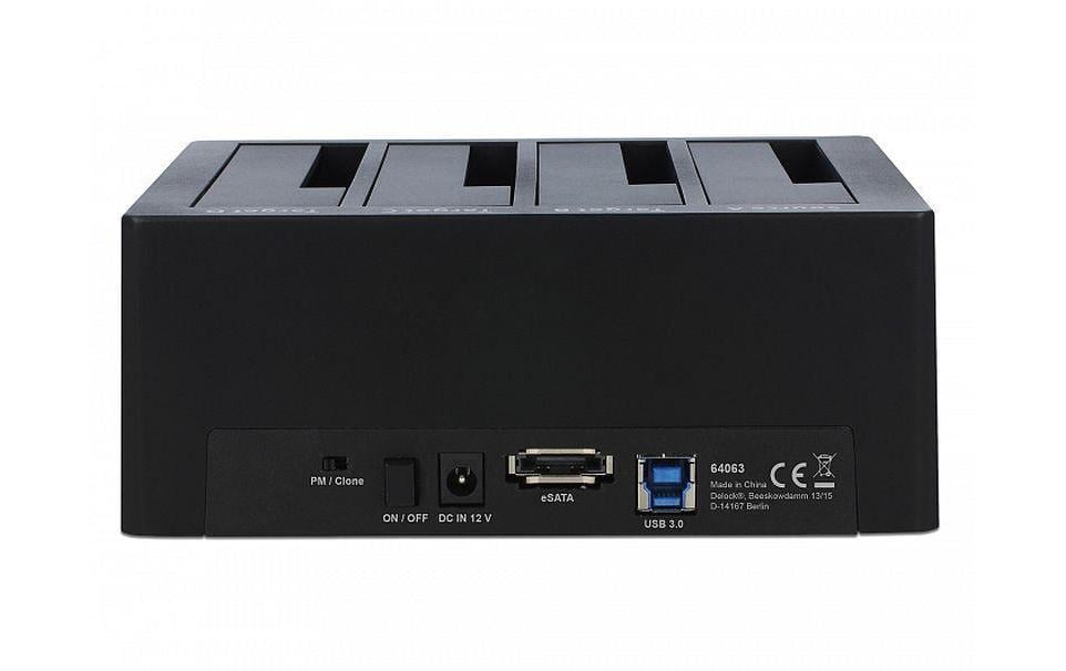 Delock Docking- und Klonstation 64063 für 4x SATA HDD / SSD