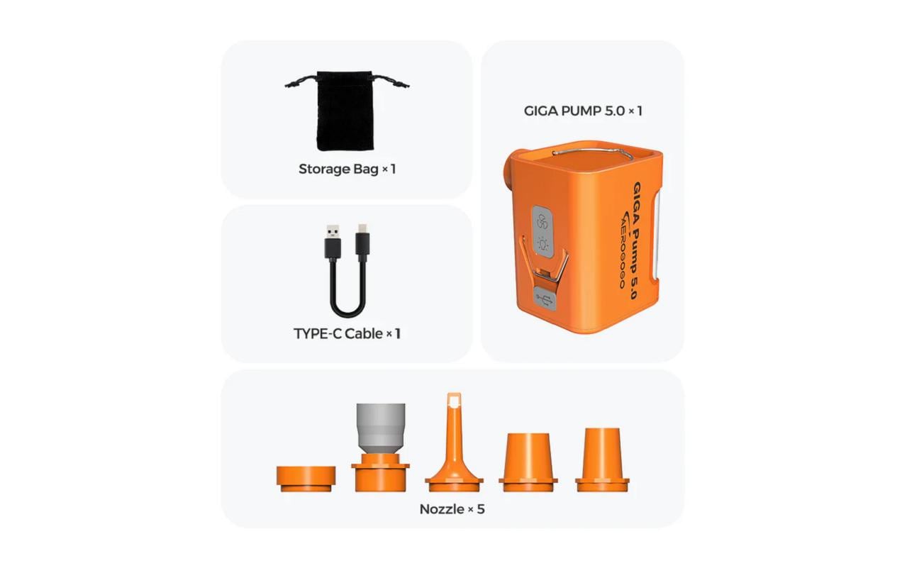 Aerogogo Luftpumpe Giga Pump 5.0