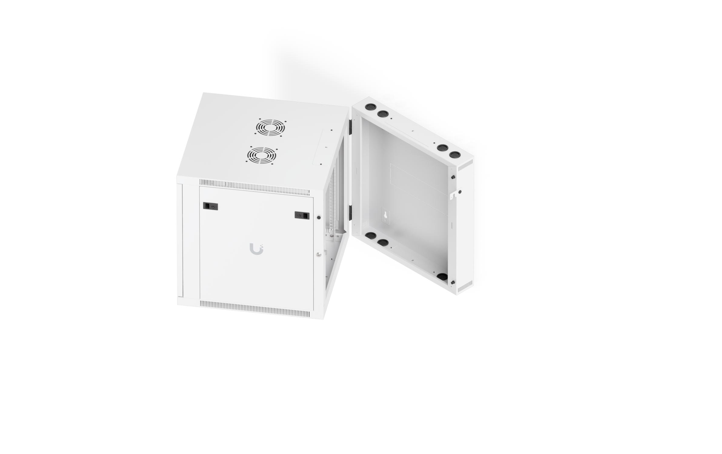 Ubiquiti Wandschrank 12U Rack 19 / 12HE / Weiss