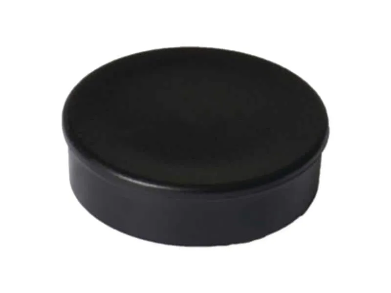 Berec Haftmagnet Ø 30 mm, 10 Stück, Schwarz
