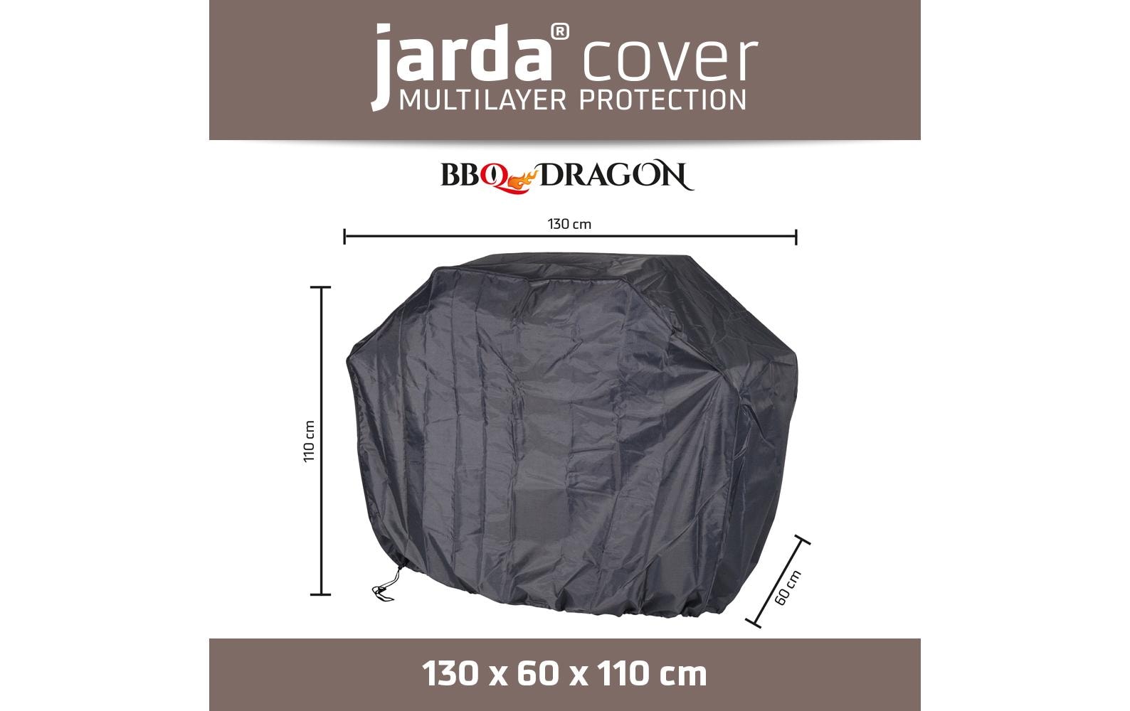 Jarda Cover Abdeckhaube Grill, 130 x 60 x 110 cm