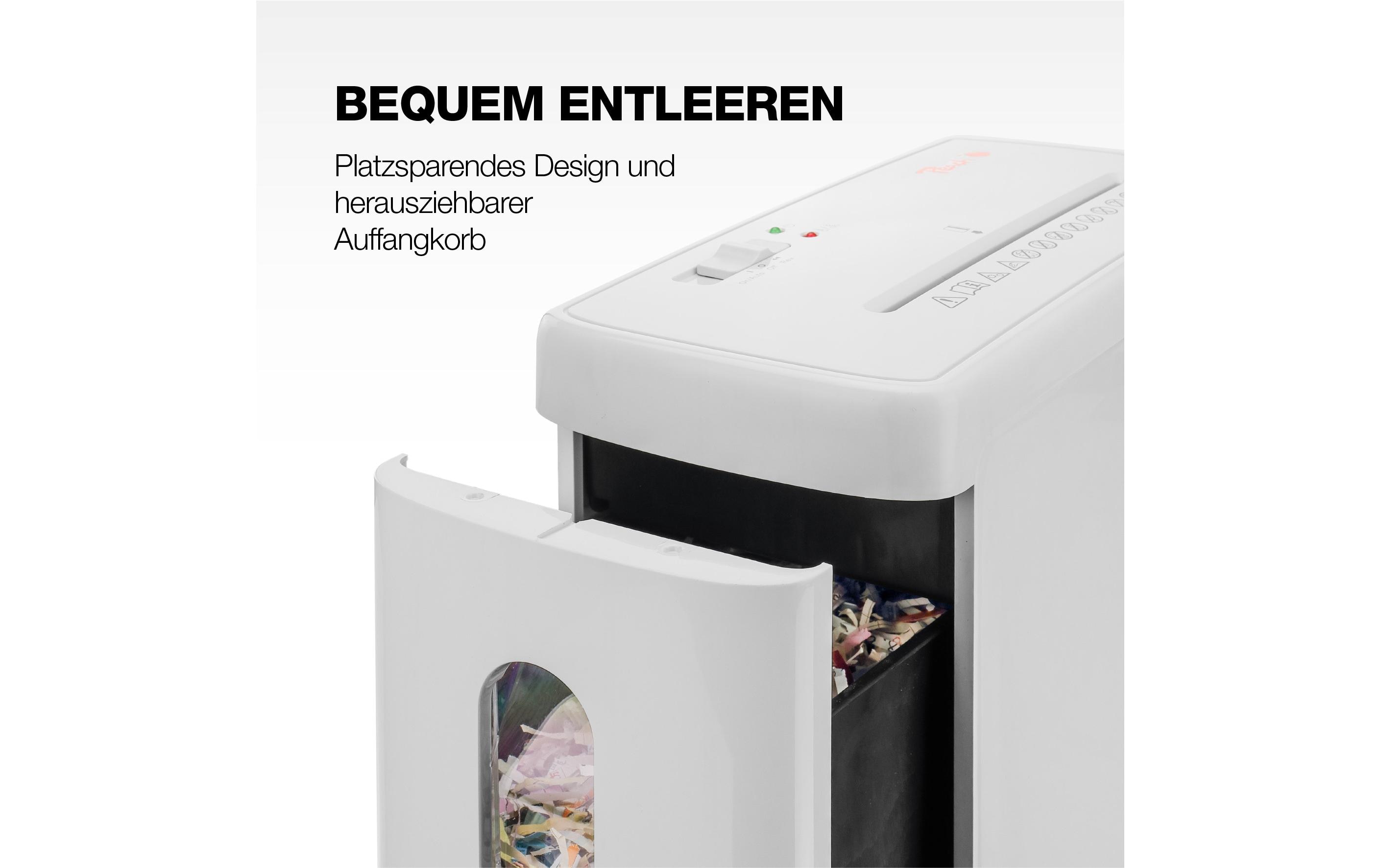 Peach Bürogeräte Aktenvernichter PS500-15 P-4, 6 Blatt