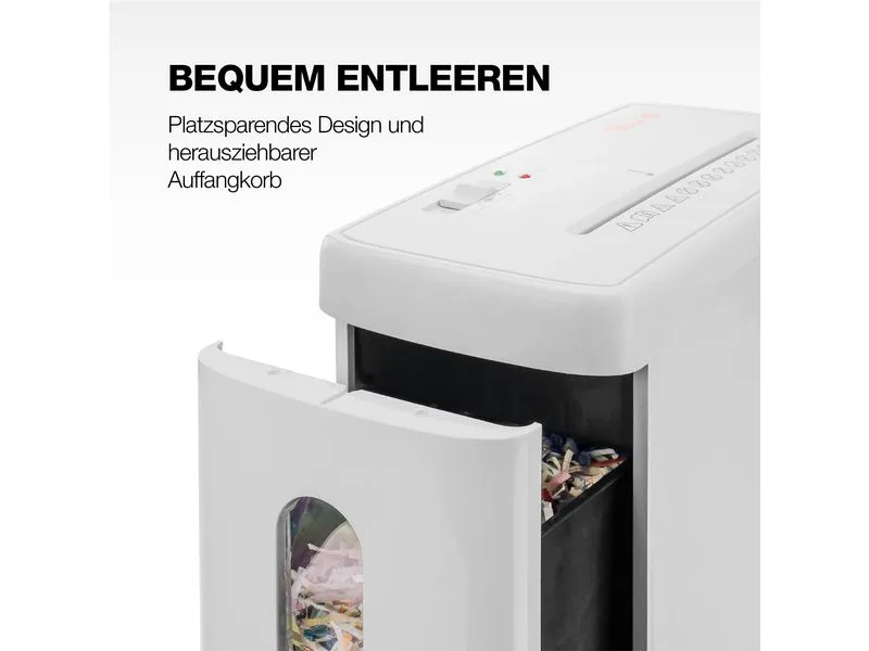 Peach Bürogeräte Aktenvernichter PS500-15 P-4, 6 Blatt