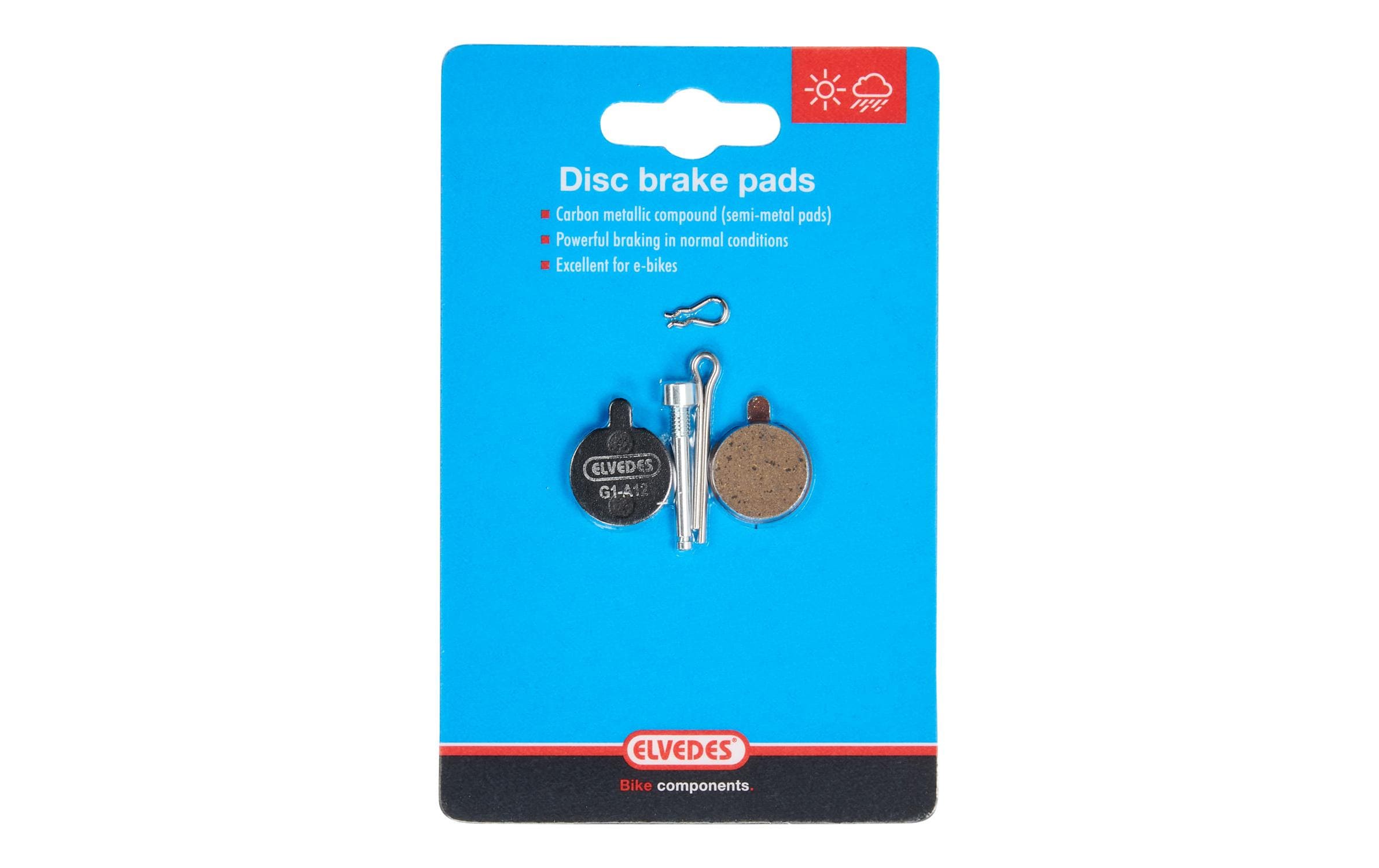 Elvedes Bremsbeläge Alhonga SNG Organisch/Stahl