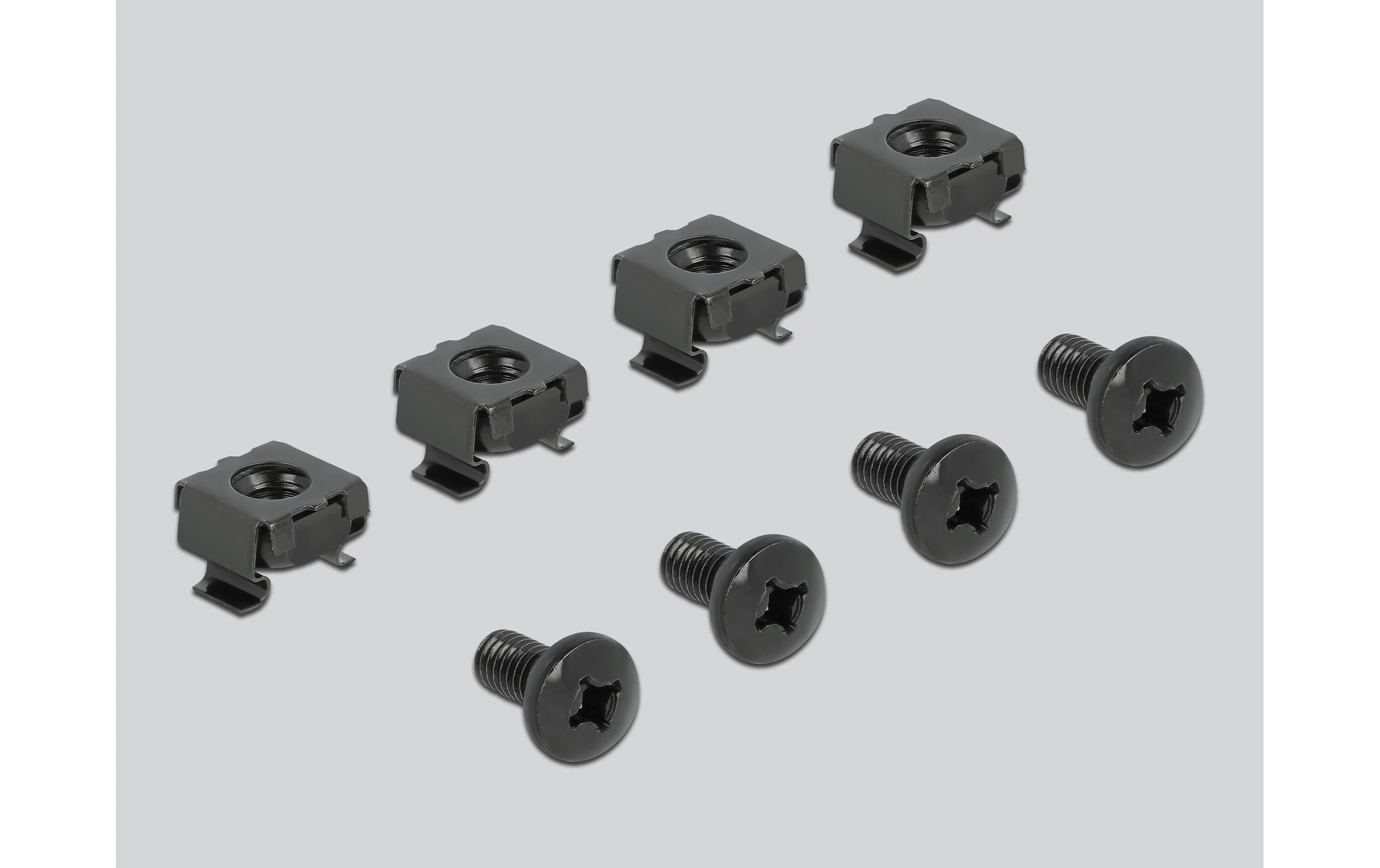 Delock Bürstenleiste 1HE , Schwarz Delock Bürstenleiste 1HE , Schwarz