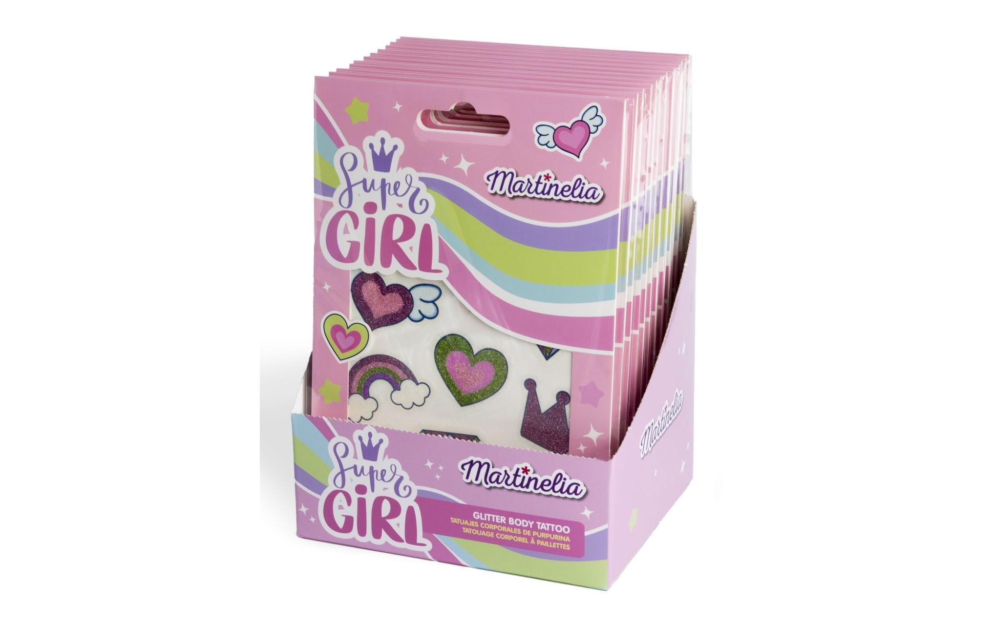 Martinelia Tattoo Set Supergirl Glitter