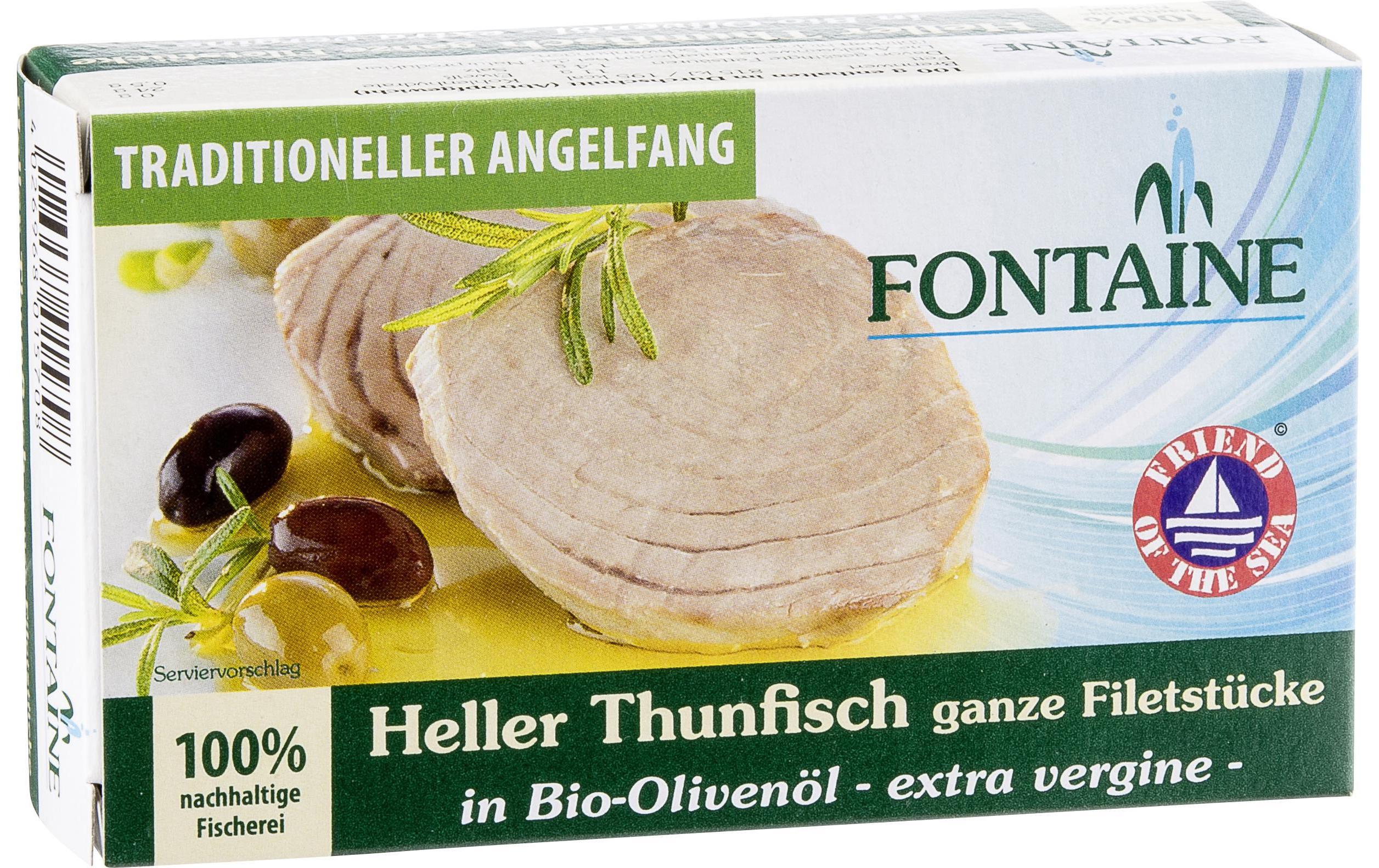 Fontaine Konserven Thunfisch hell in Olivenöl 120 g