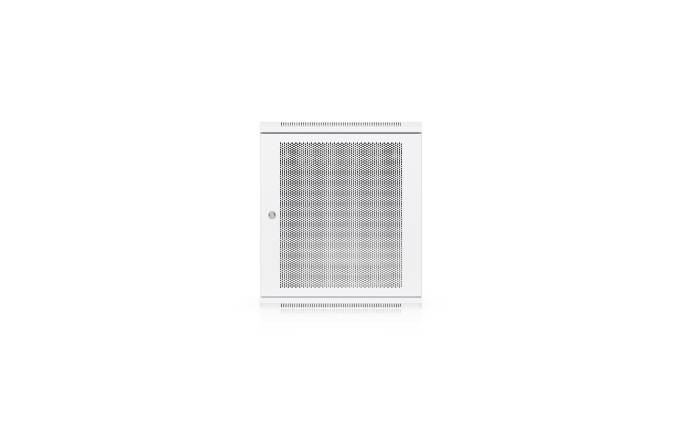Ubiquiti Wandschrank 12U Rack 19 / 12HE / Weiss, Perforierter Tür